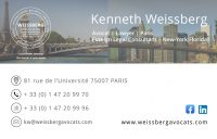 Carte de visite Kenneth Weissberg